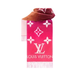 Khăn Quàng Cổ Louis Vuitton LV M79506 Reykjavik Gradient Màu Hồng