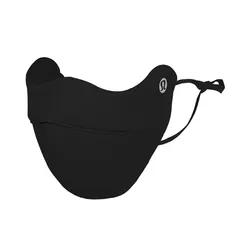 Khẩu Trang Lululemon Thick & Breathable Full Face Eye Mask - Black Màu Đen