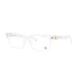 Kính Mắt Cận Unisex Chrome Hearts Gittin Any  A Crys 18KGP Màu Trắng