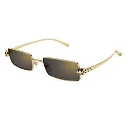 Kính Mát Nam Cartier Sunglasses CT0473S 001 Màu Vàng