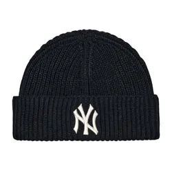 Mũ Len MLB Uni Short Beanie New York Yankees 3ABNS0326-BKS Màu Đen