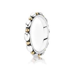 Nhẫn Nữ Pandora Friends 14K Gold & Sterling Silver Ring - 190856 Màu Bạc Size 58