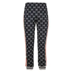 Quần Dài Nam Gucci GG Jacquard Jogging Pant Navy 496920 X9V05 4245 Màu Xanh Navy Size XS