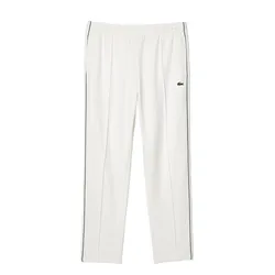 Quần Dài Nam Lacoste Interlock Pique Side Stripe Piping Track Pants XH1412 53N 70V Màu Trắng Size 4