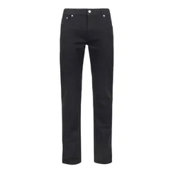 Quần Jean Nam Alexander McQueen Black With Graffiti Logo Embroidered Slim Fit 682084 QYAAH 1000 Màu Đen Size 44