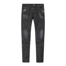 Quần Jean Nam Dsquared2 Cool Guy Button Fly Logo Patch In Black S74LB1227 S30357 900 Màu Đen Size 44