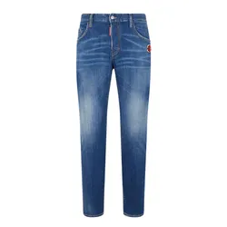 Quần Jean Nam Dsquared2 Stretch Cotton Skinny Fit S74LB1471 S30342 470 Màu Xanh Size 44