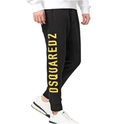 Quần Nỉ Nam Dsquared2 Classic I Love D2 Melange Sweat Màu Đen Size M
