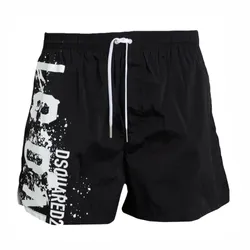 Quần Short Nam Dsquared2 Logo Printed Swim D7B645420ISA01 Màu Đen Size 46