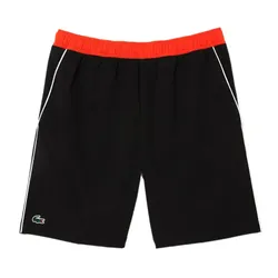Quần Short Nam Lacoste Black Stretch Fabric Tennis Shorts GH1086 53N QXI Màu Đen Size 3