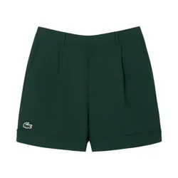 Quần Short Nữ Lacoste Ultra Dry Golf Stretch Bermuda FF8583 99 YZP Màu Xanh Đậm Size 36
