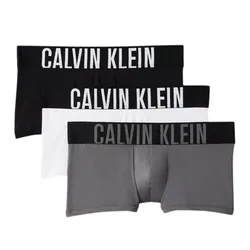 Set 3 Quần Lót Nam Calvin Klein CK Pack De 3 Boxer NB3611-908 Màu Trắng/Đen/Xám Size S