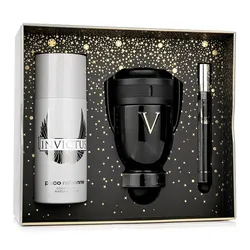 Set Nước Hoa Nam Paco Rabanne Invictus Victory 3 Món (EDP 100ml + 10ml, Lăn Khử Mùi 150ml)