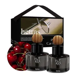 Set Nước Hoa Ô Tô Hetras Black Cherry (77ml x 2)