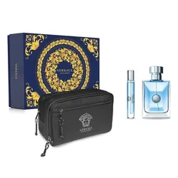 Set Nước Hoa Nam Versace Pour Homme Eau De Toilette Gift Set 3 Món