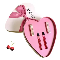 Set Son Dưỡng Và Nước Hoa Valentino Trái Tim Limited 7 Món