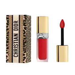 Combo Vỏ + Son Kem Dior Rouge Dior Forever Liquid Sequin 999 Màu Đỏ