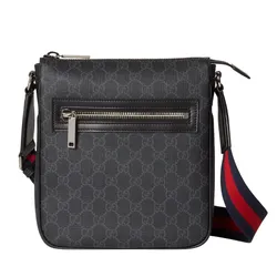 Túi Đeo Chéo Nam Gucci GG Black Small Messenger Bag 792082 FADJA 1042 Màu Đen