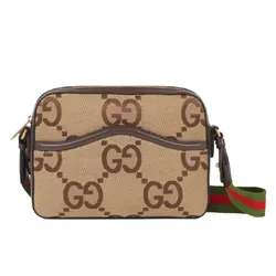 Túi Đeo Chéo Nam Gucci Jumbo GG Messenger Camel Ebony 675891 UKMDG 2570 Màu Nâu
