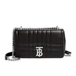 Túi Đeo Chéo Nữ Burberry Lola Small Lambskin Quilted Crossbody Bag 80595101 Màu Đen