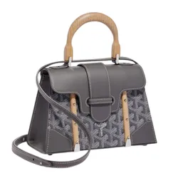 Túi Đeo Chéo Nữ Goyard Saigon Structuré Mini Bag Màu Xám