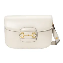 Túi Đeo Chéo Nữ Gucci Horsebit 1955 Shoulder White Leather ‎602204-1DB0G-9022 Màu Trắng