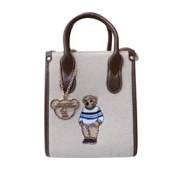 Túi Đeo Chéo Nữ Guoo Bear Bag TN2414-GU1422 Màu Be/Nâu