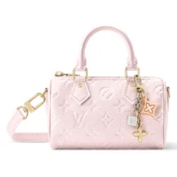 Túi Đeo Chéo Nữ Louis Vuitton LV Nano Speedy M27107 Màu Hồng