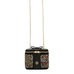 Túi Đeo Chéo Nữ Lyn Dream Box Mini Crossbody Bag - Black L25FBWC005 Màu Đen