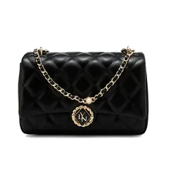 Túi Đeo Chéo Nữ Lyn Nico M Crossbody Bag - Black L25FBWA088 Màu Đen