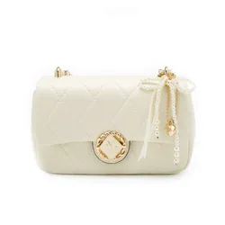Túi Đeo Chéo Nữ Lyn Nico S Crossbody Bag - Ivory L25FBWA089 Màu Trắng Kem