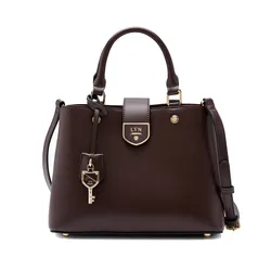 Túi Đeo Chéo Nữ Lyn Re-Edit Athen M Tote Bag - Dark Brown L26CBWA049 Màu Nâu Đậm