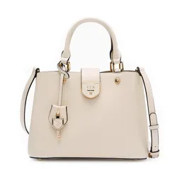 Túi Đeo Chéo Nữ Lyn Re-Edit Athen M Tote Bag - Ivory L26CBWA049 Màu Trắng Kem