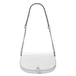 Túi Đeo Chéo Nữ Michael Kors MK Mila Medium Leather Messenger Bag 35T5SIMM8L Màu Trắng