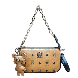 Túi Đeo Vai Nữ Guoo Bear Bag GU1248-13730 Màu Nâu
