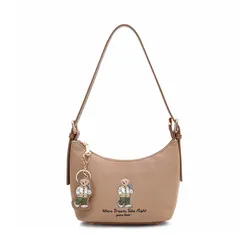 Túi Đeo Vai Nữ Guoo Bear GU1287 Màu Nâu