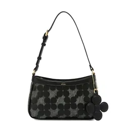 Túi Đeo Vai Nữ Lyn Corey Shoulder Bag - Black Variation 2 L25FBWB006 Màu Đen
