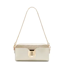 Túi Đeo Vai Nữ Lyn Diva Clutch Crossbody Bag - Light Beige L25FBWC025 Màu Kem Be