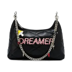 Túi Đeo Vai Nữ Lyn Haylee Mini Shoulder Bag - Black L25FBWC023 Màu Đen