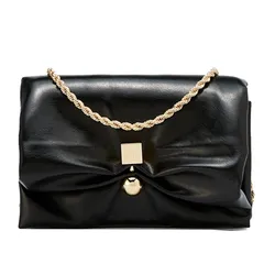 Túi Đeo Vai Nữ Lyn Yuki Clutch Crossbody Bag - Black L25FBWA107 Màu Đen