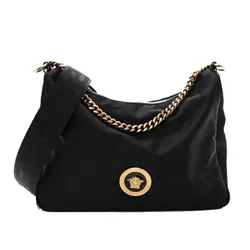 Túi Đeo Vai Nữ Versace Nylon Medusa Bag Màu Đen
