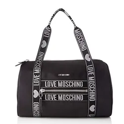Túi Du Lịch Unisex Love Moschino Tape Bag Fantasy Nero Màu Đen