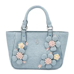 Túi Tote Nữ Lyn Sanna Bag Variation 2 LL25FBT608 Màu Xanh Blue