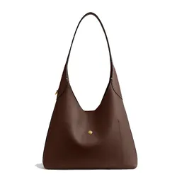 Túi Xách Nữ Coach Brooklyn Shoulder Bag 28 CU068 Brown Màu Nâu