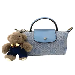 Túi Xách Tay Nữ Guoo Bear GU1172 Màu Xanh Dương Size S