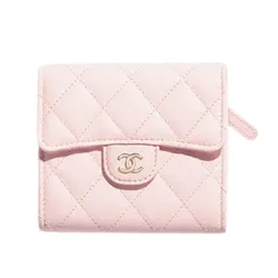 Ví Nữ Chanel Classic Small Flap Wallet Màu Hồng Nhạt