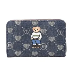 Ví Nữ Guoo Bear TT2301 - GO2041 Màu Xanh Denim Size M