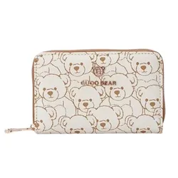Ví Nữ Guoo Bear TT2301 - GO2045 Màu Trắng Be Size M