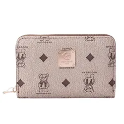 Ví Nữ Guoo Bear TT2301 - GO2047 Màu Xám Size M