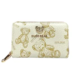 Ví Nữ Guoo Bear TT2301 - GO2016 GB M Màu Trắng